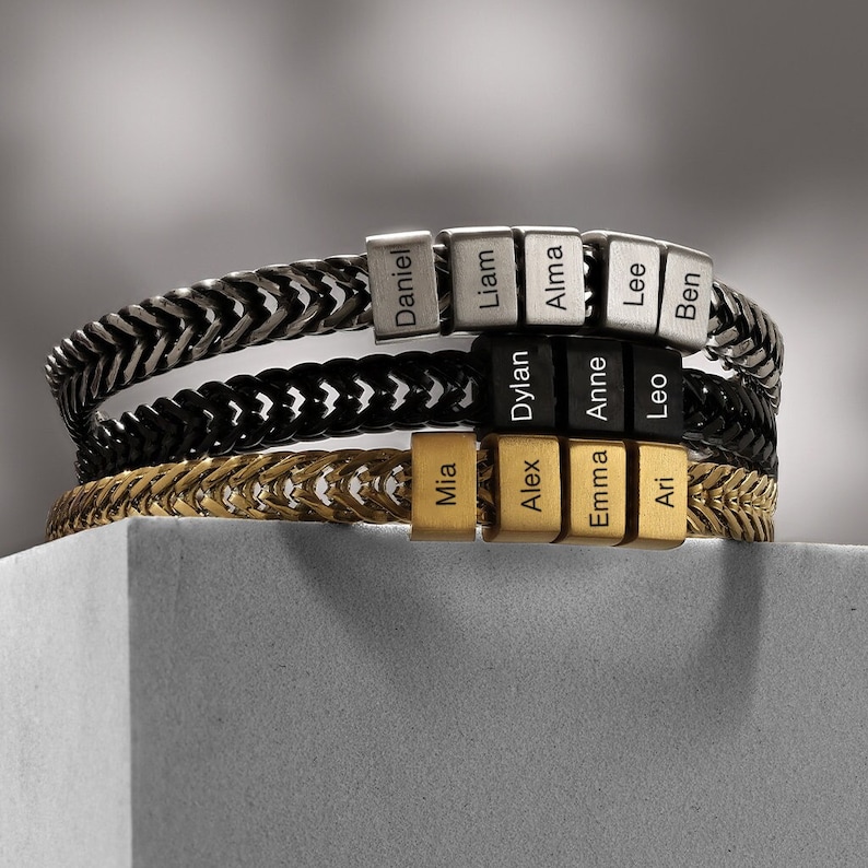 Personalized Name Engraved Bracelet for Unique & Love  | JNSDec109