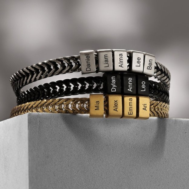 Personalized Name Engraved Bracelet for Unique & Love  | JNSDec109