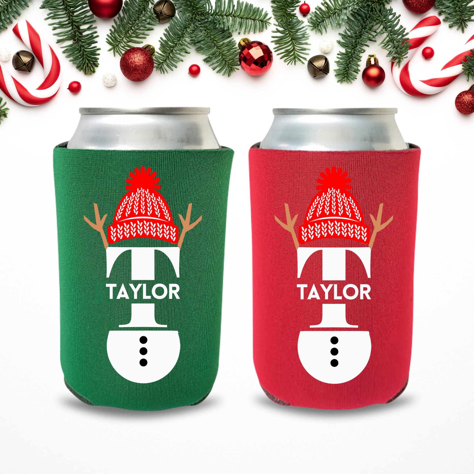 Personalized Family Christmas Can Coolers for Unique & Love | JNSDec179