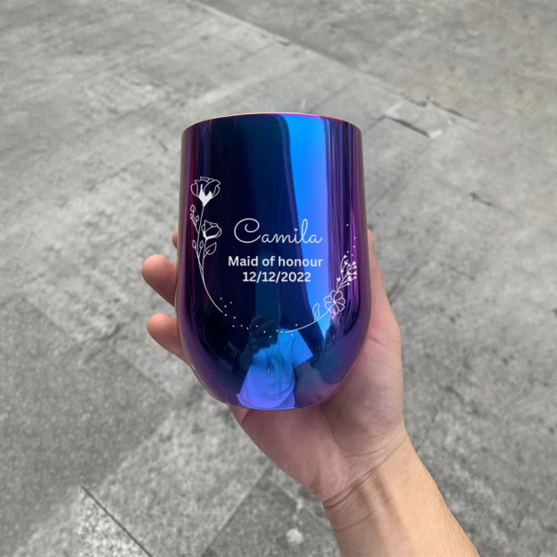 Personalized Name Insulated Steel Laser Engraved Travel Tumbler | JNSBottle04