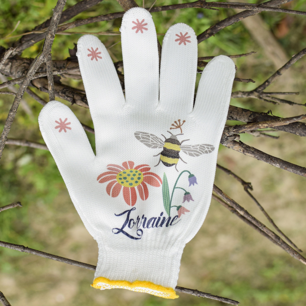 Personalized Name Floral Gardening Gloves for Unique & Love | JNSCloth50