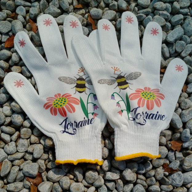 Personalized Name Floral Gardening Gloves for Unique & Love | JNSCloth50