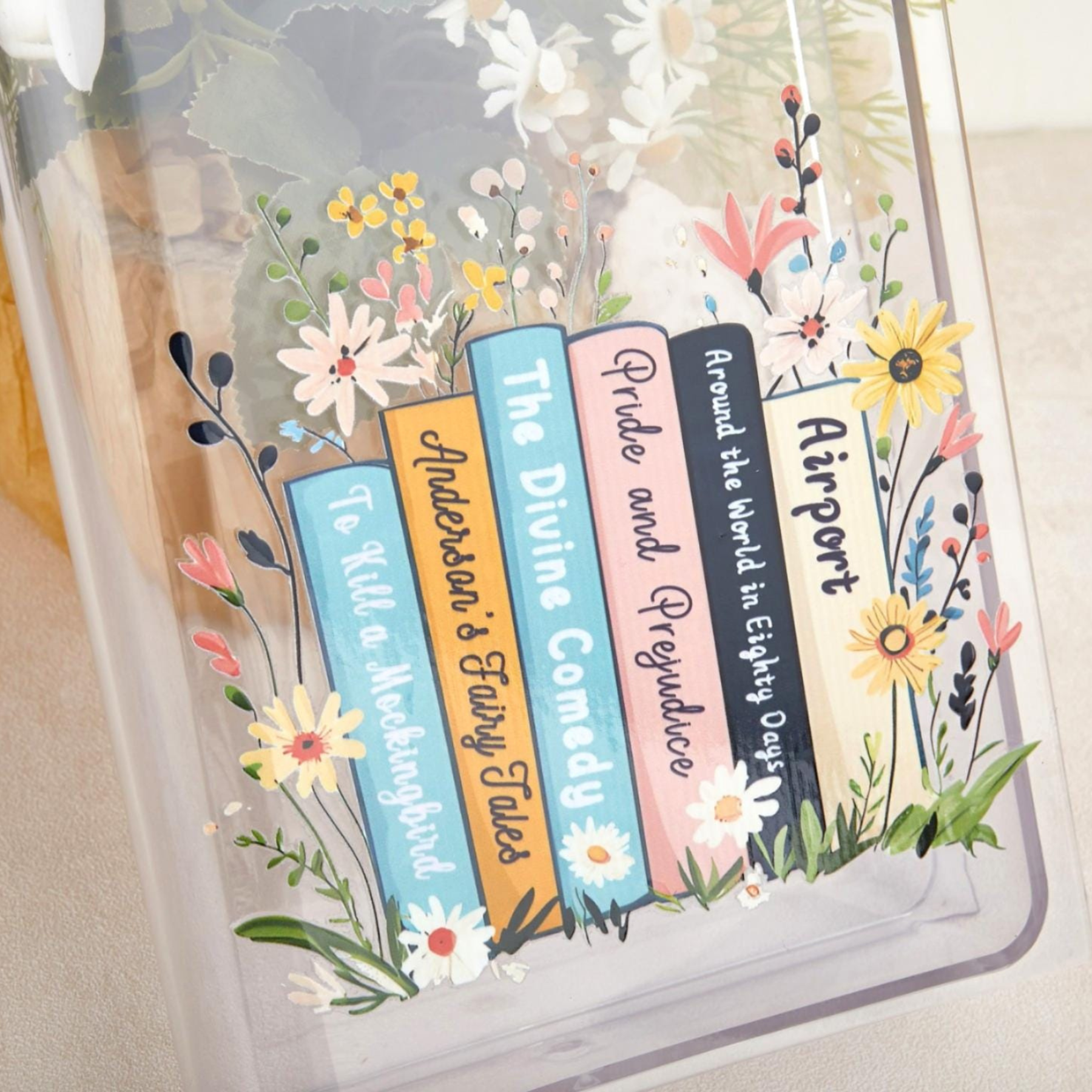 Personalized Flower Eco-Friendly Acrylic Book Vase for Unique & Love | JNSDec171