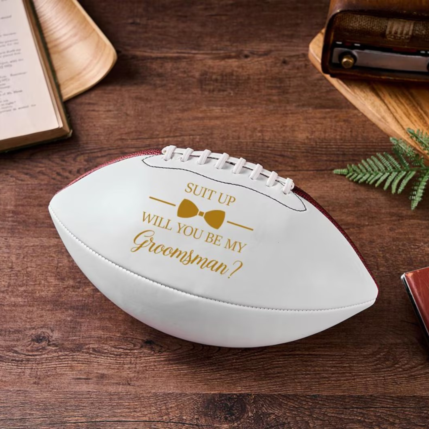 Personalized Monogram Football Keepsake for Unique & Love | JNSDec172