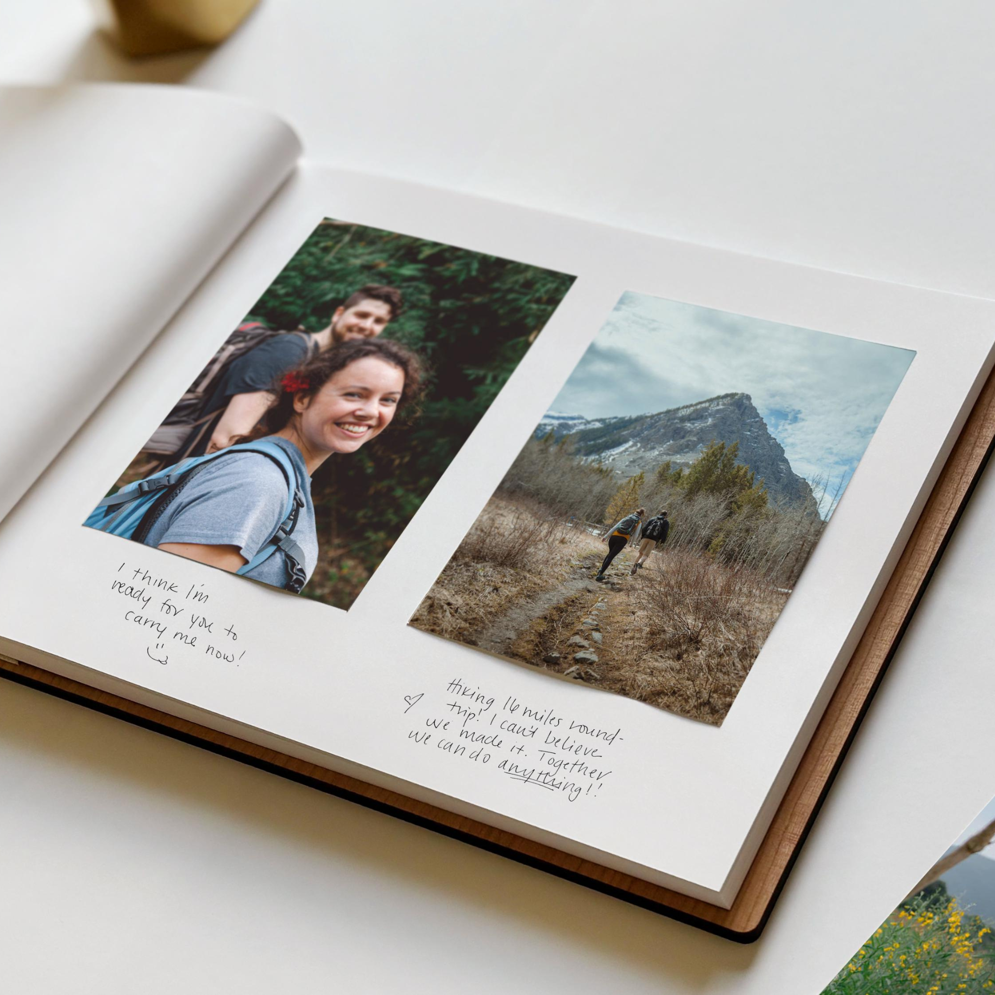 Personalized Wooden Scrapbook for Unique & Love for Unique & Love | JNSDec174