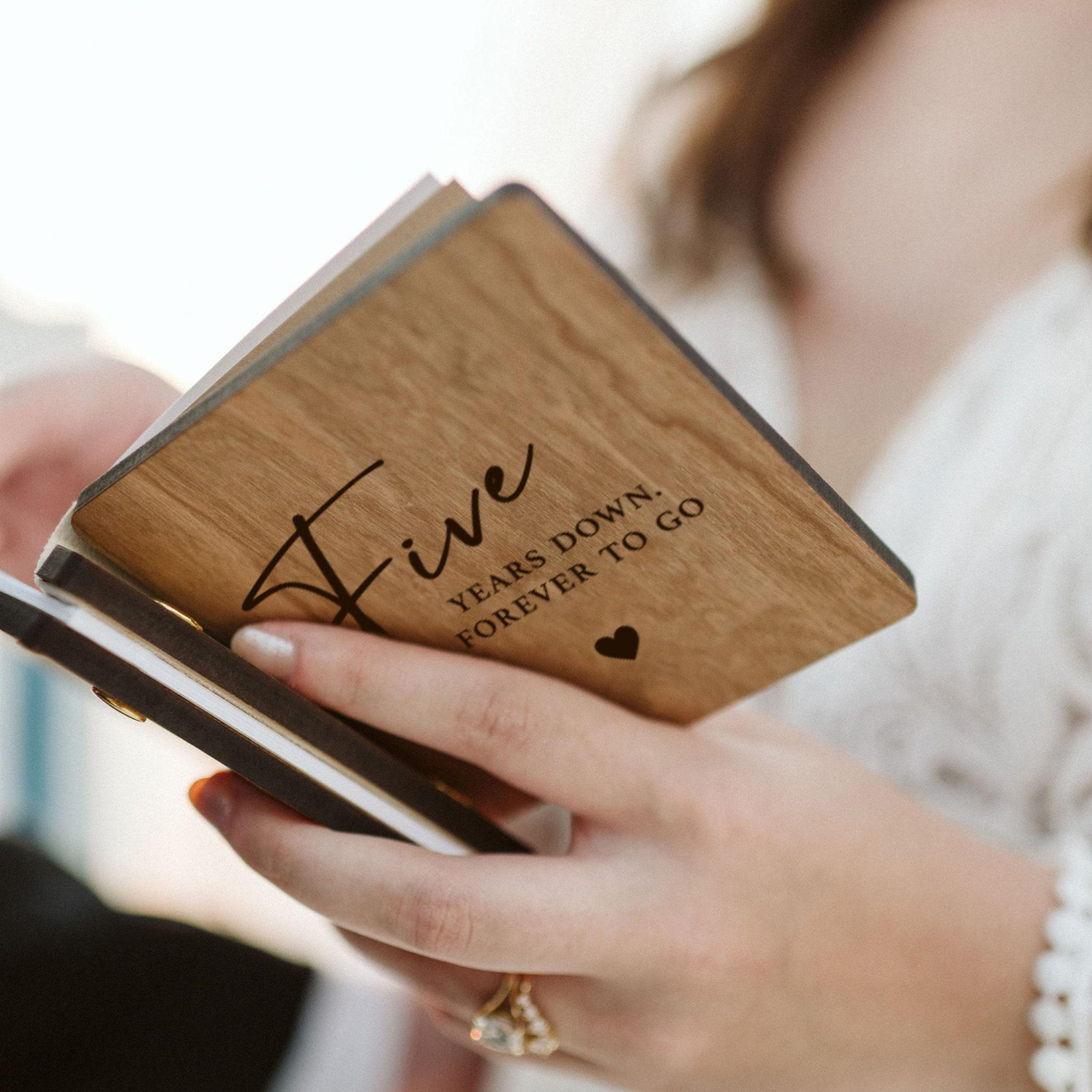 Personalized Wooden Scrapbook for Unique & Love for Unique & Love | JNSDec174