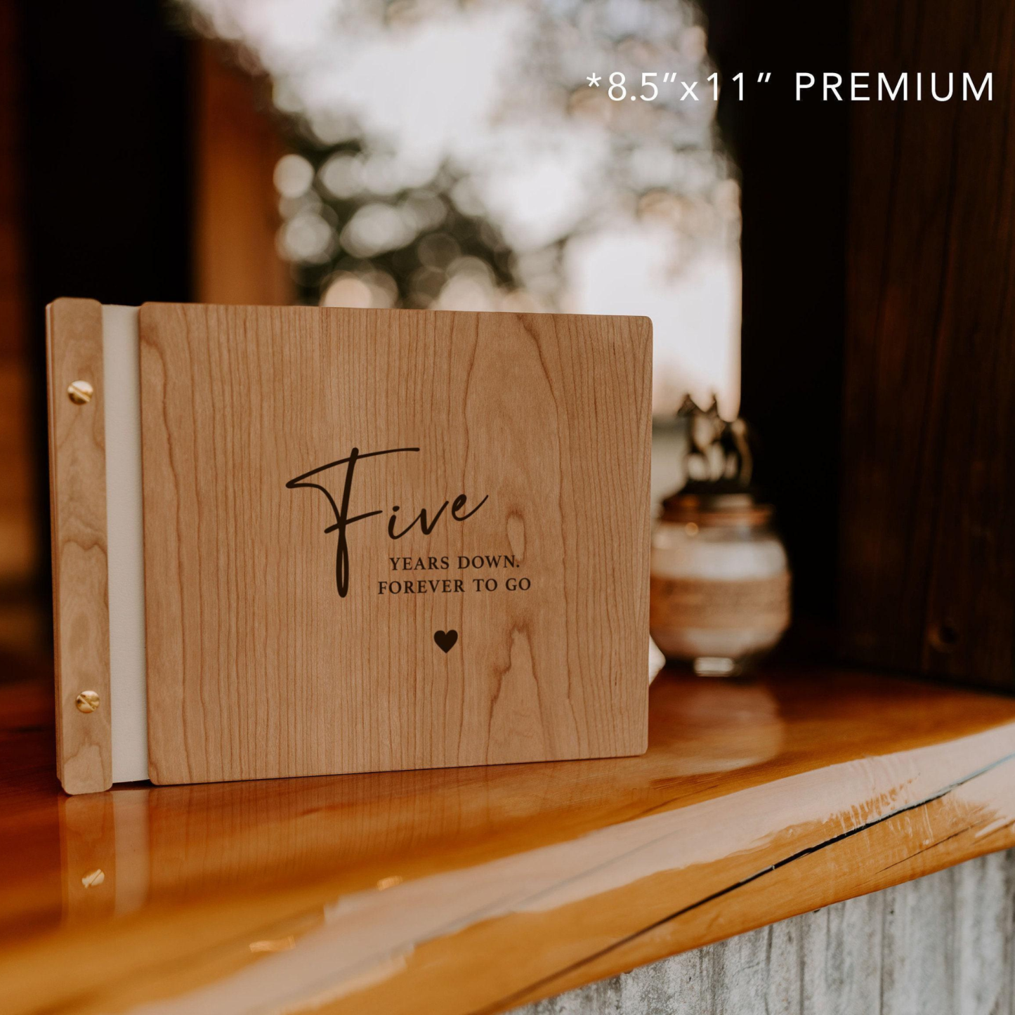 Personalized Wooden Scrapbook for Unique & Love for Unique & Love | JNSDec174