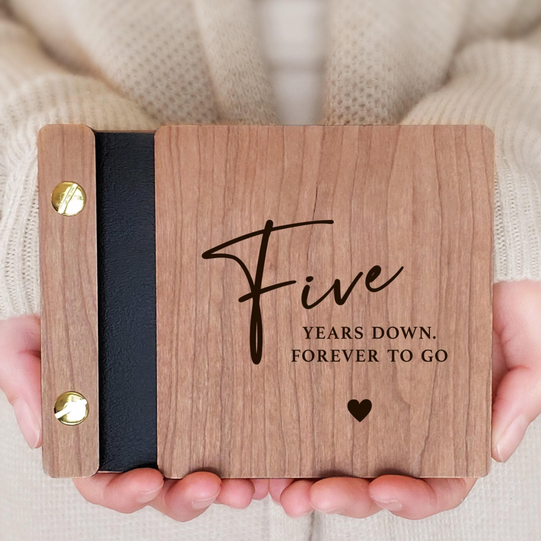 Personalized Wooden Scrapbook for Unique & Love for Unique & Love | JNSDec174