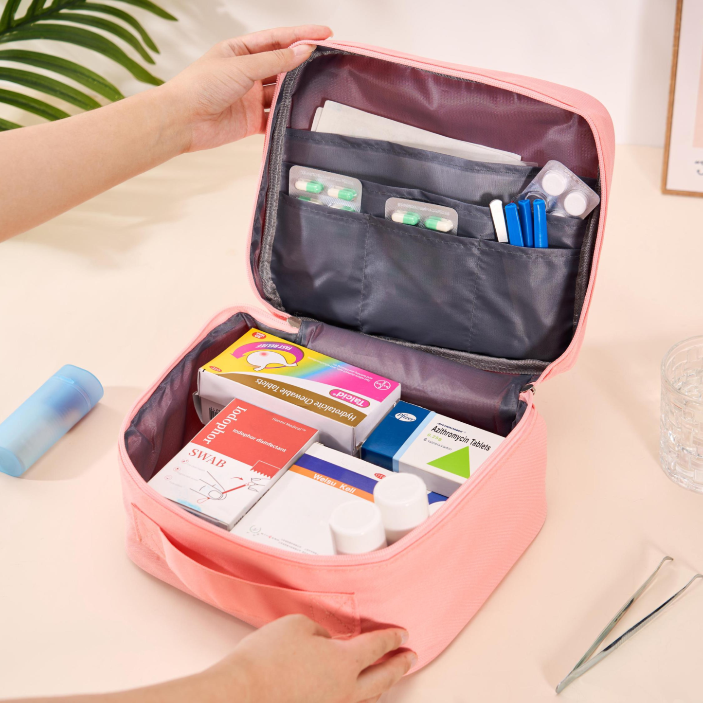 Personalized Medicine Bag Organizer for Unique & Love | JNSBag112