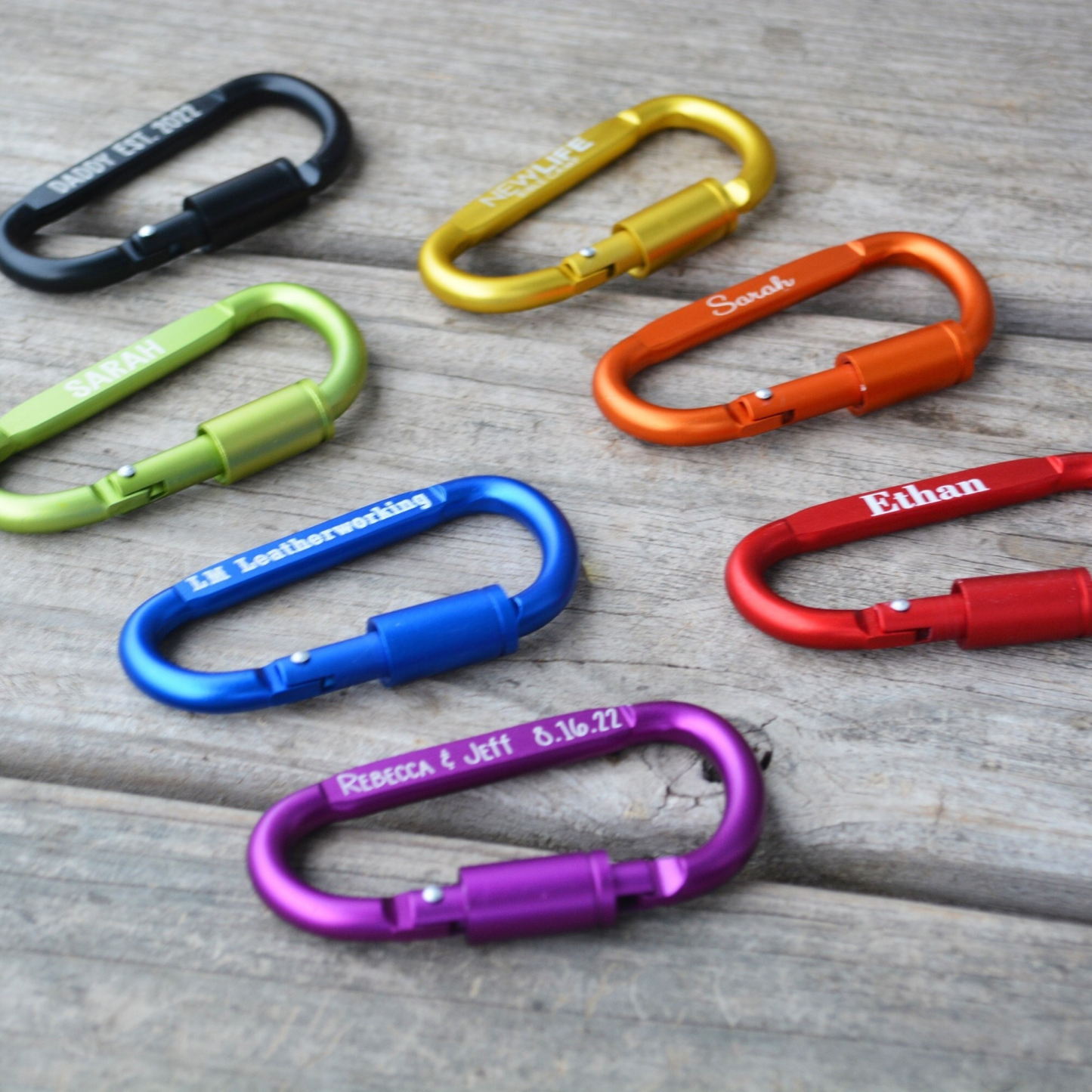 Personalized Engraved Locking Carabiner Clip for Unique & Love | JNSTool26