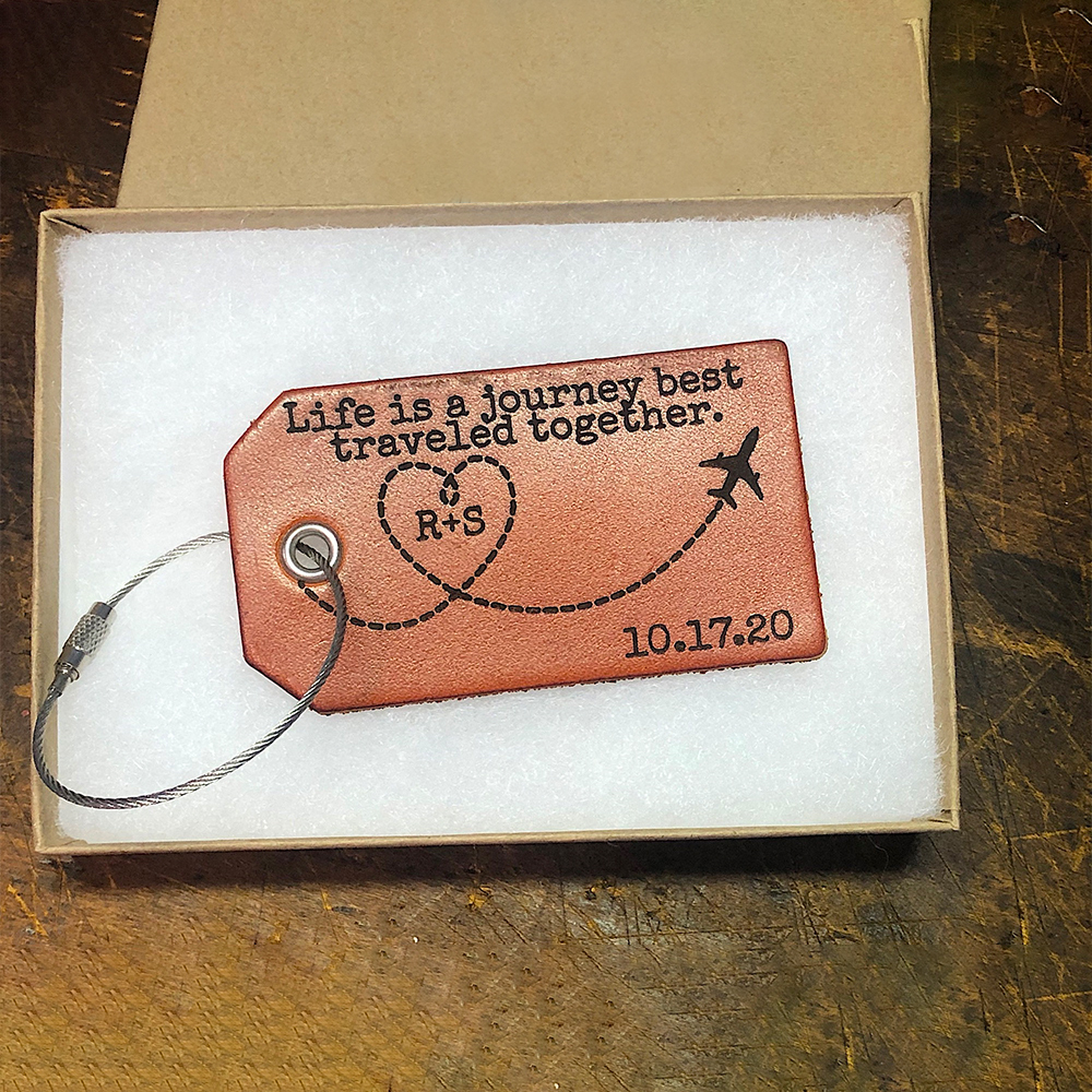 Personalized Leather Luggage Tag for Unique & Love | JNSDec113
