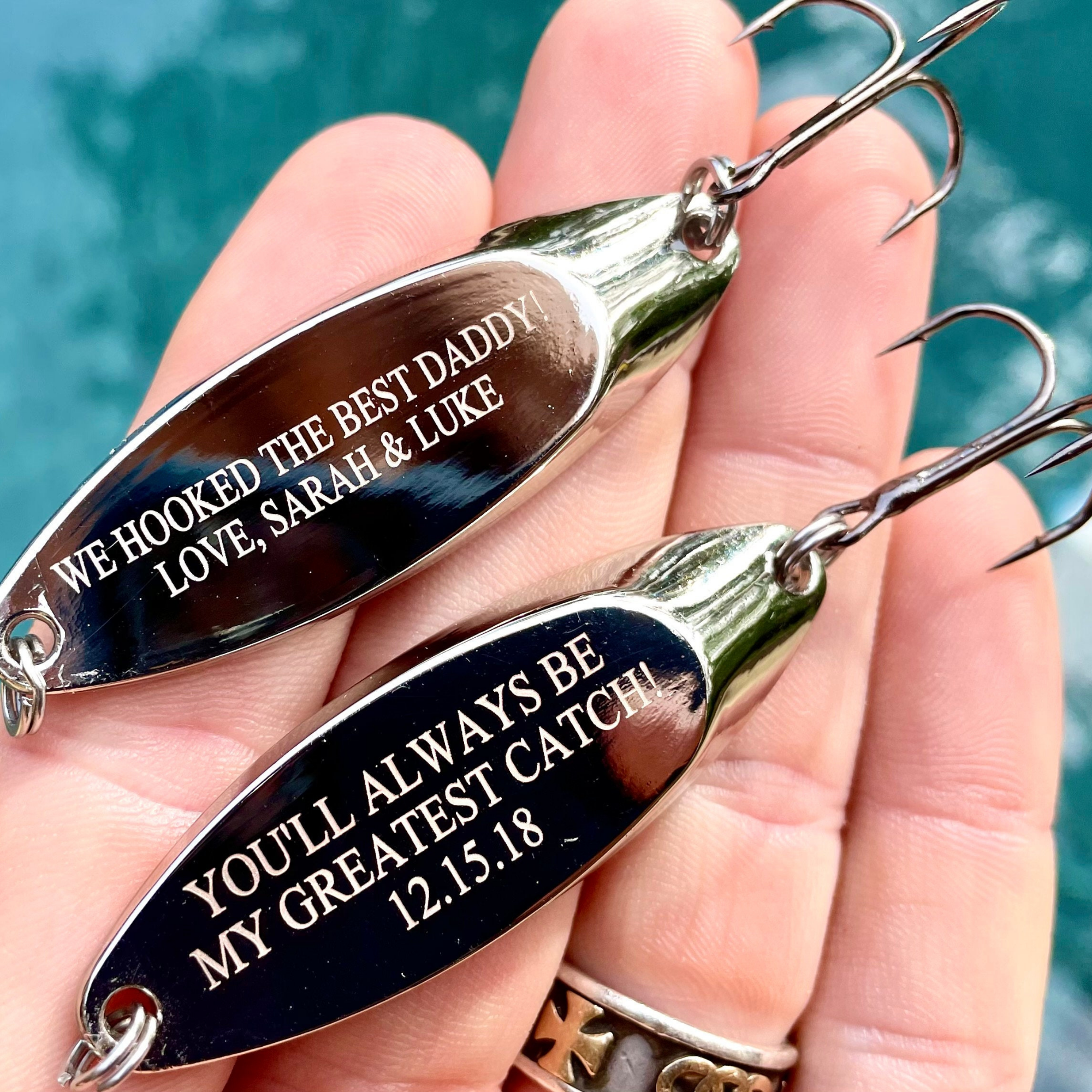 Personalized Engraved Fishing Lure Hook for Unique & Love | JNSTool17