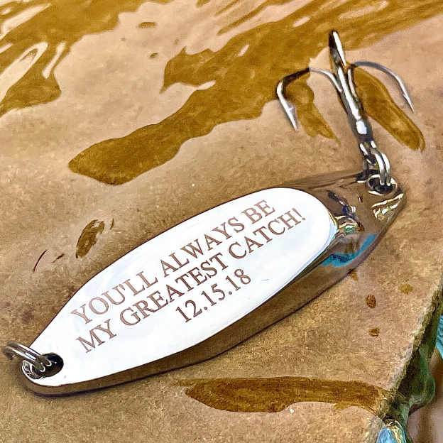 Personalized Engraved Fishing Lure Hook for Unique & Love | JNSTool17