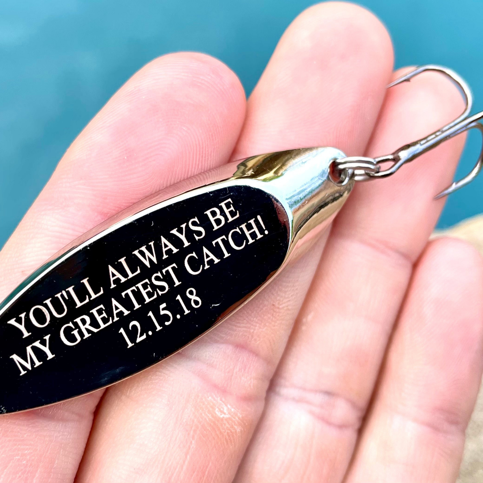Personalized Engraved Fishing Lure Hook for Unique & Love | JNSTool17