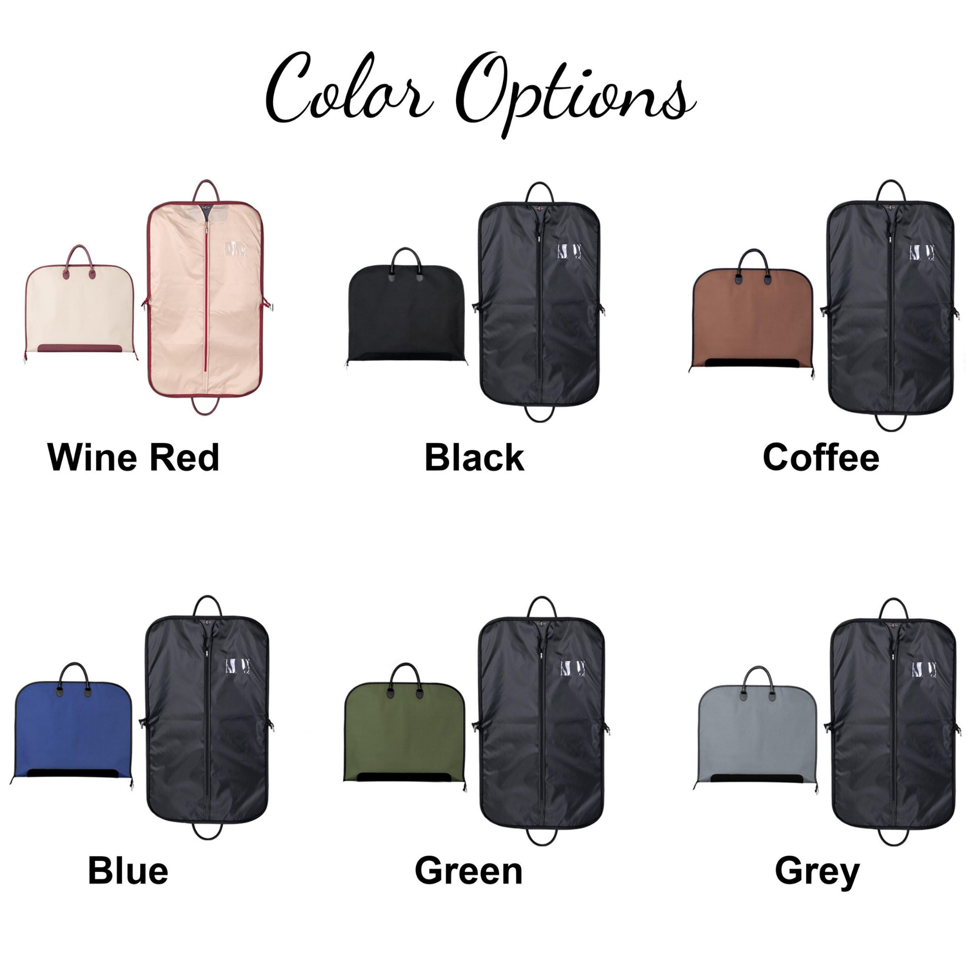 Personalized Monogrammed Embroidered Waterproof Oxford Cloth Portable Garment Bag | JNSBag100