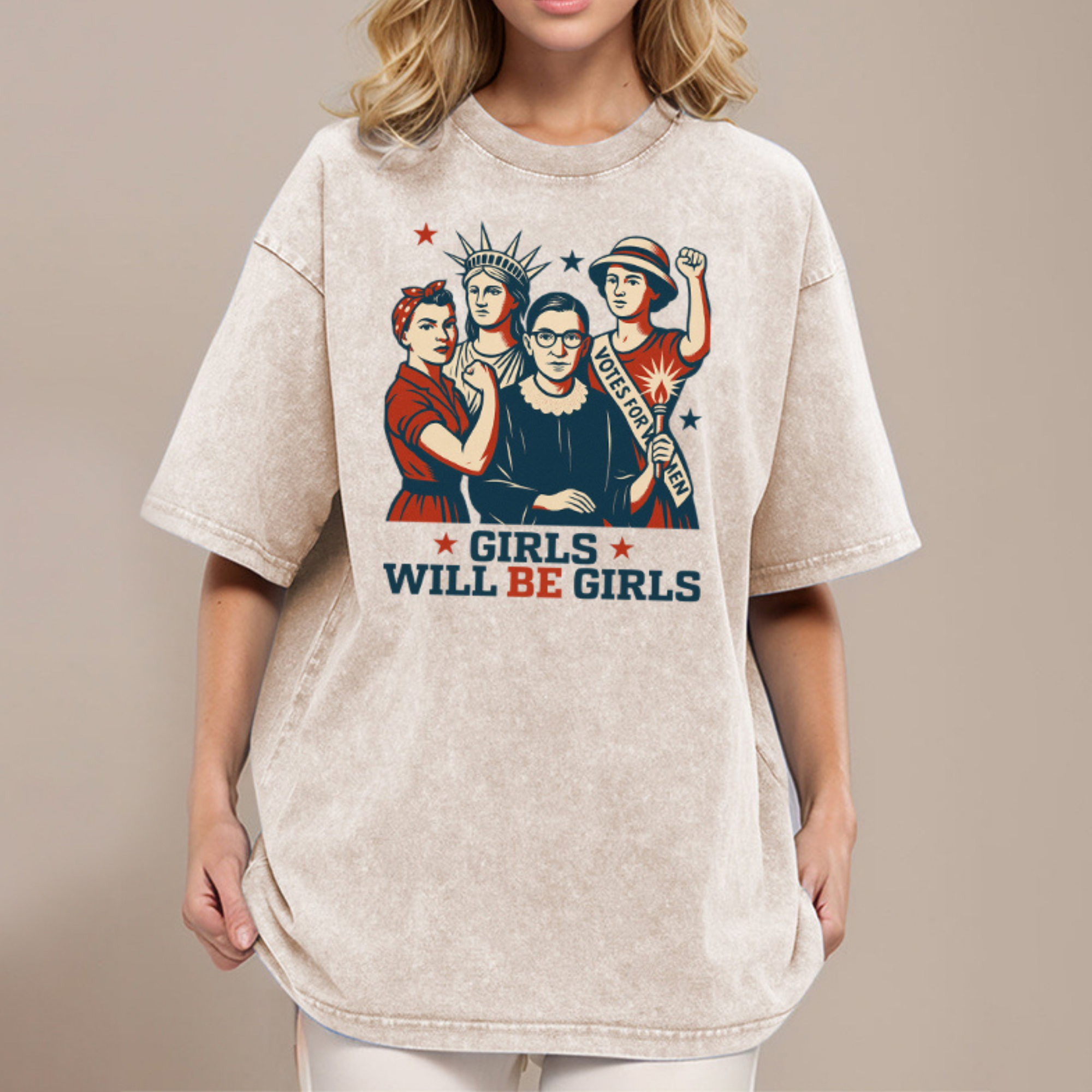 July 4th Patriotic Washed Shirt for Unique & Love | JNSJuly44