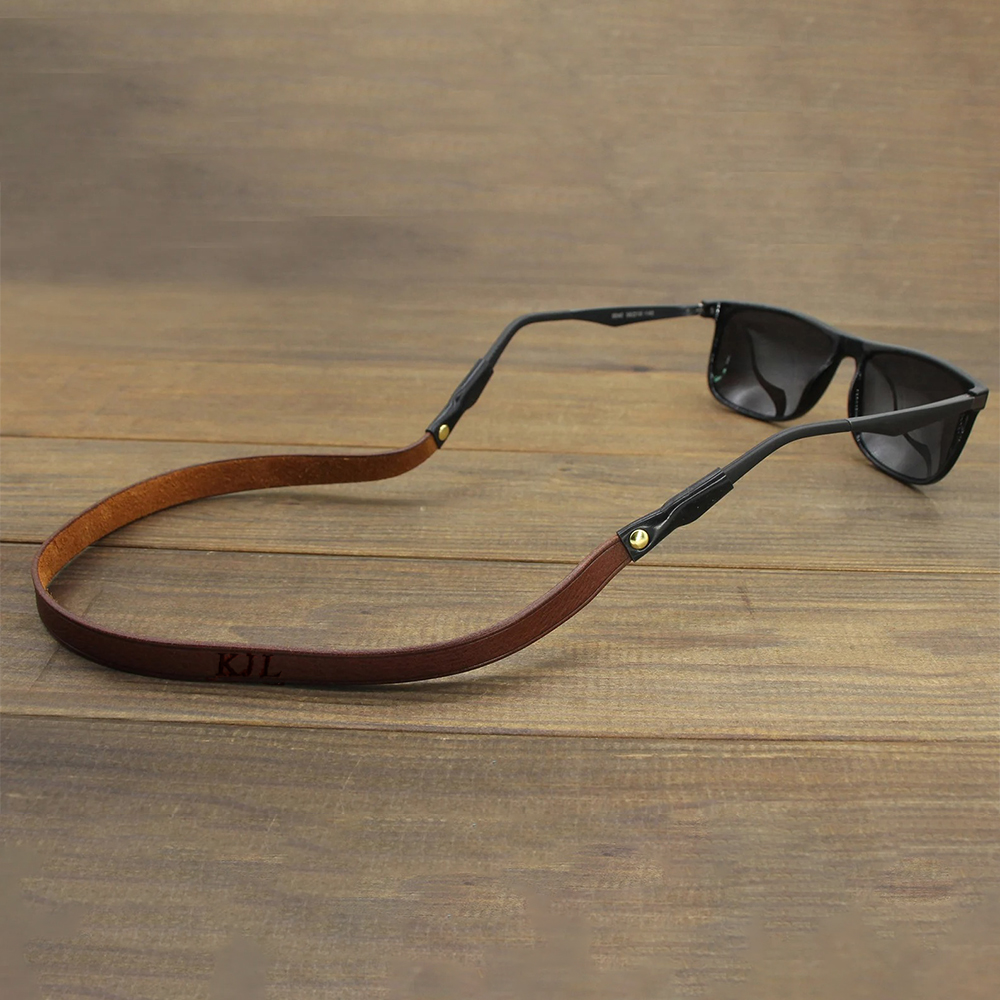 Personalized Name Leather Strap for Sunglasses for Unique & Love | JNSDec157