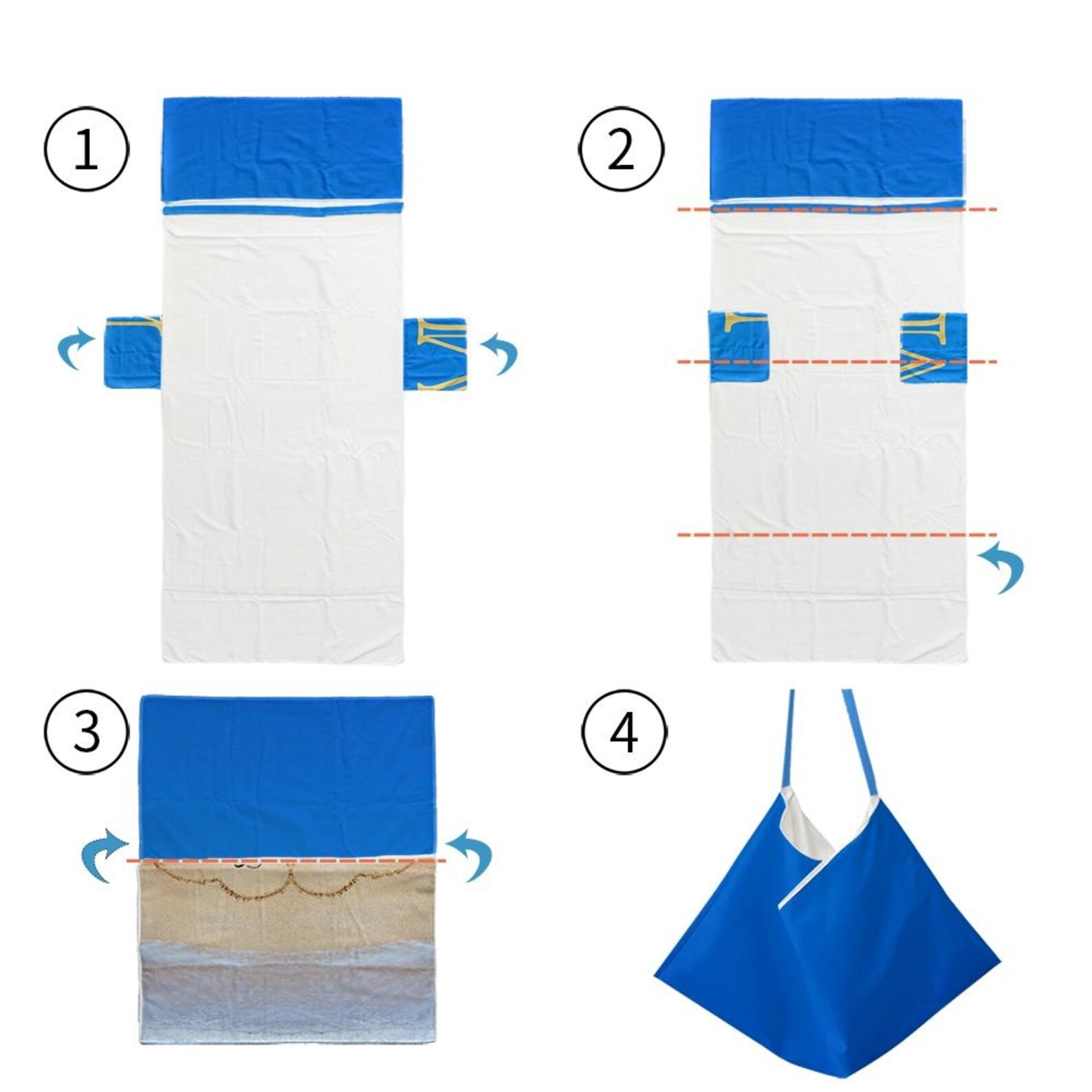 Personalized Name Beach Chair Cover Towel with Side Pockets for Unique & Love | JNSTowel07