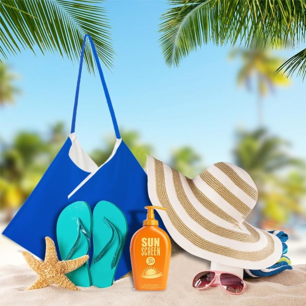 Personalized Name Beach Chair Cover Towel with Side Pockets for Unique & Love | JNSTowel07