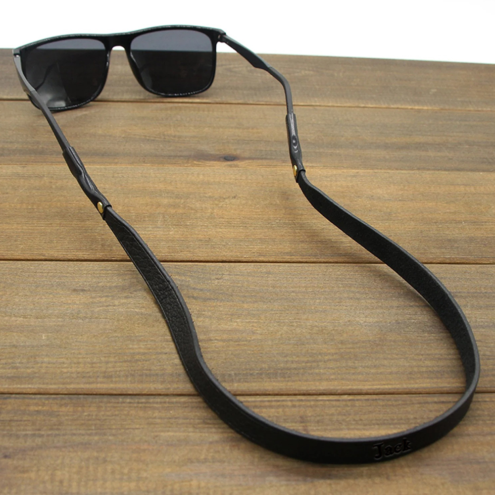 Personalized Name Leather Strap for Sunglasses for Unique & Love | JNSDec157