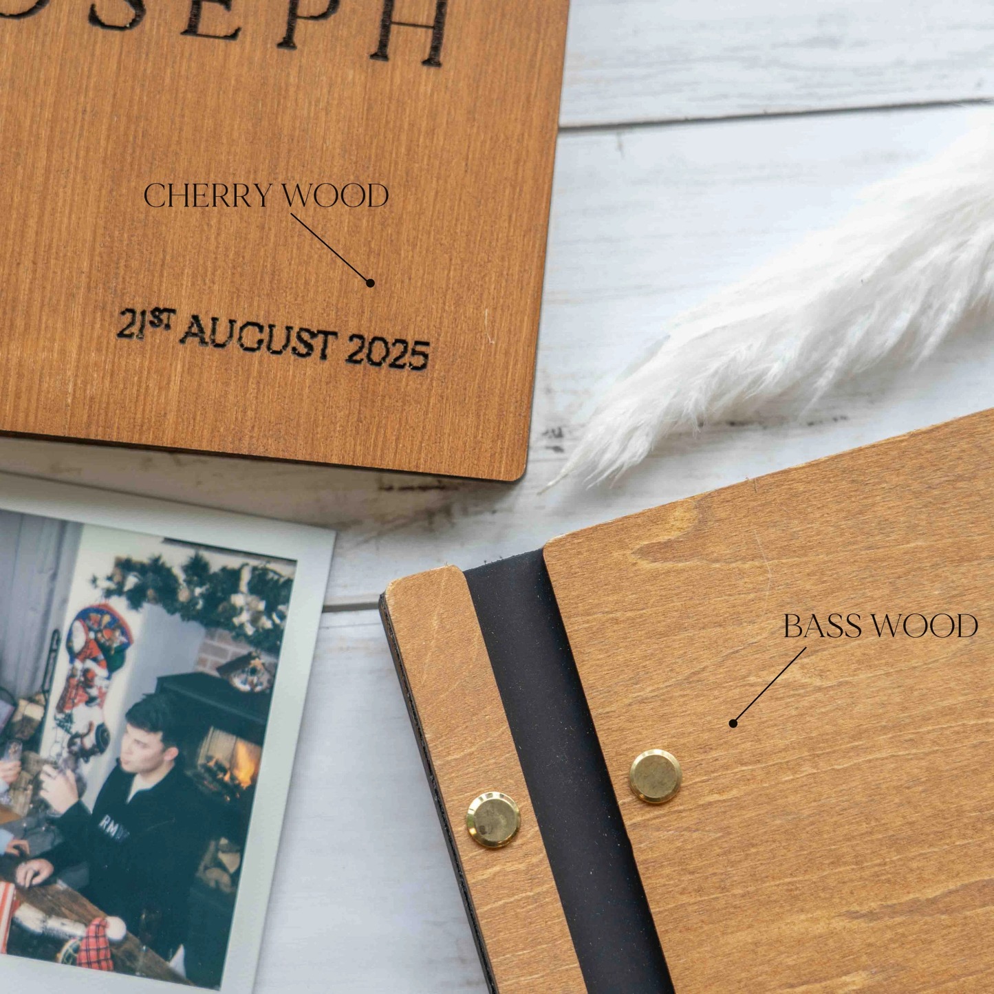 Personalized Wooden Travel Scrapbook Book for Unique & Love | JNSDec160