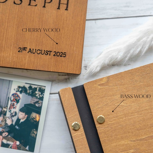 Personalized Wooden Travel Scrapbook Book for Unique & Love | JNSDec160