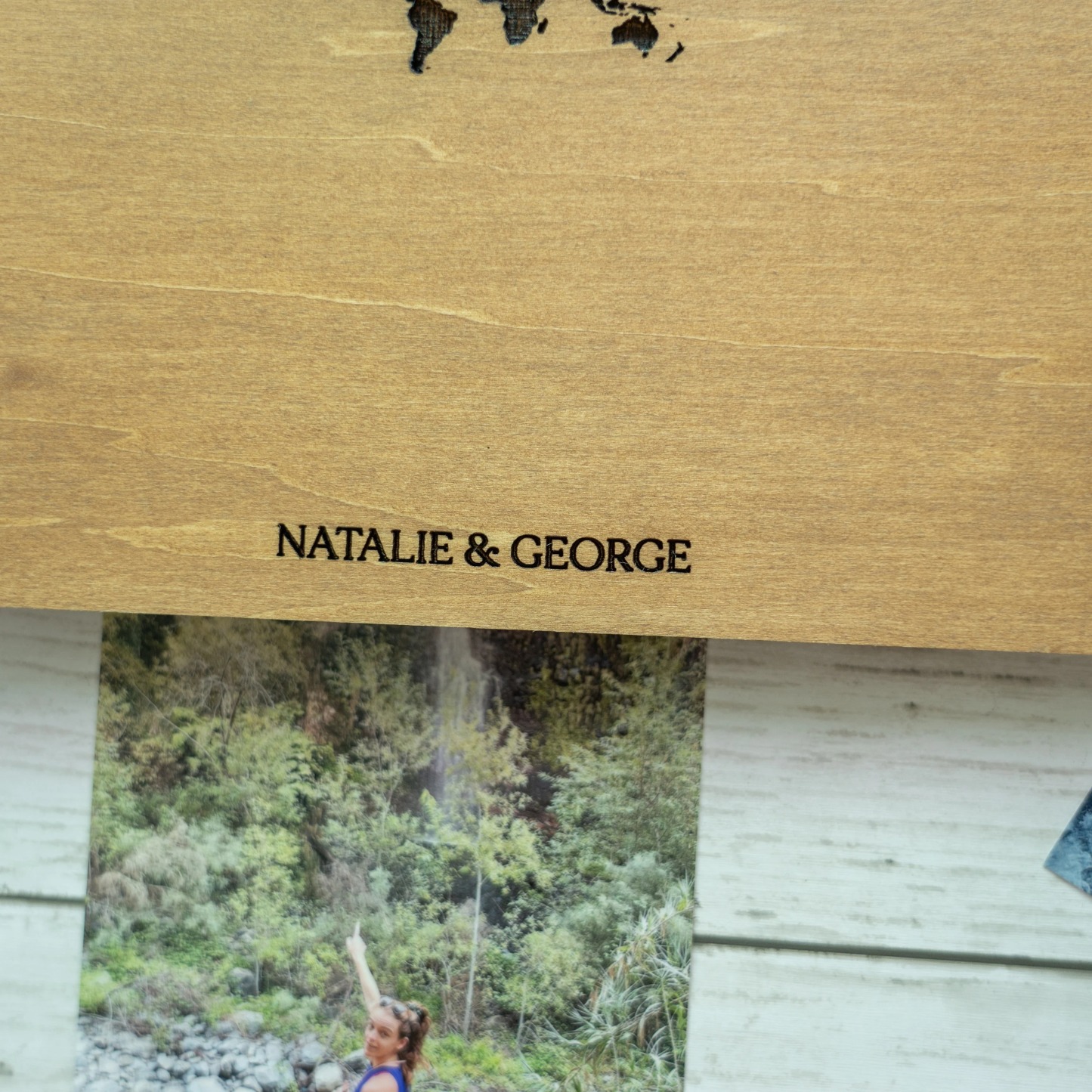 Personalized Wooden Travel Scrapbook Book for Unique & Love | JNSDec160