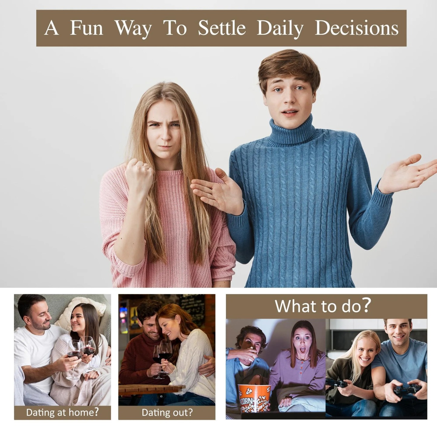 Personalized Engraved Decision Coin with Wooden Box | JNSDec153