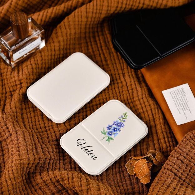 Personalized Birthday Flower Folding Mirror for Unique & Love | JNSDec142