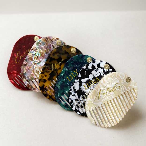 Personalized Name Portable Comb with Mirror | JNSDec194