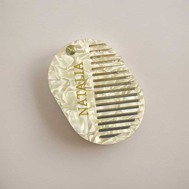 Personalized Name Portable Comb with Mirror | JNSDec194