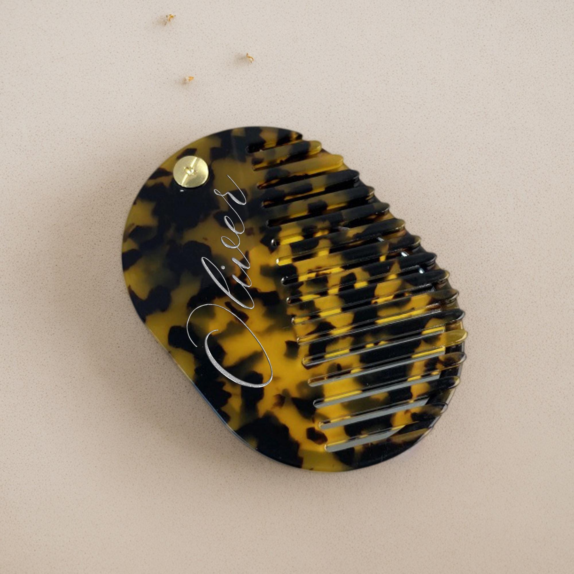 Personalized Name Portable Comb with Mirror | JNSDec194