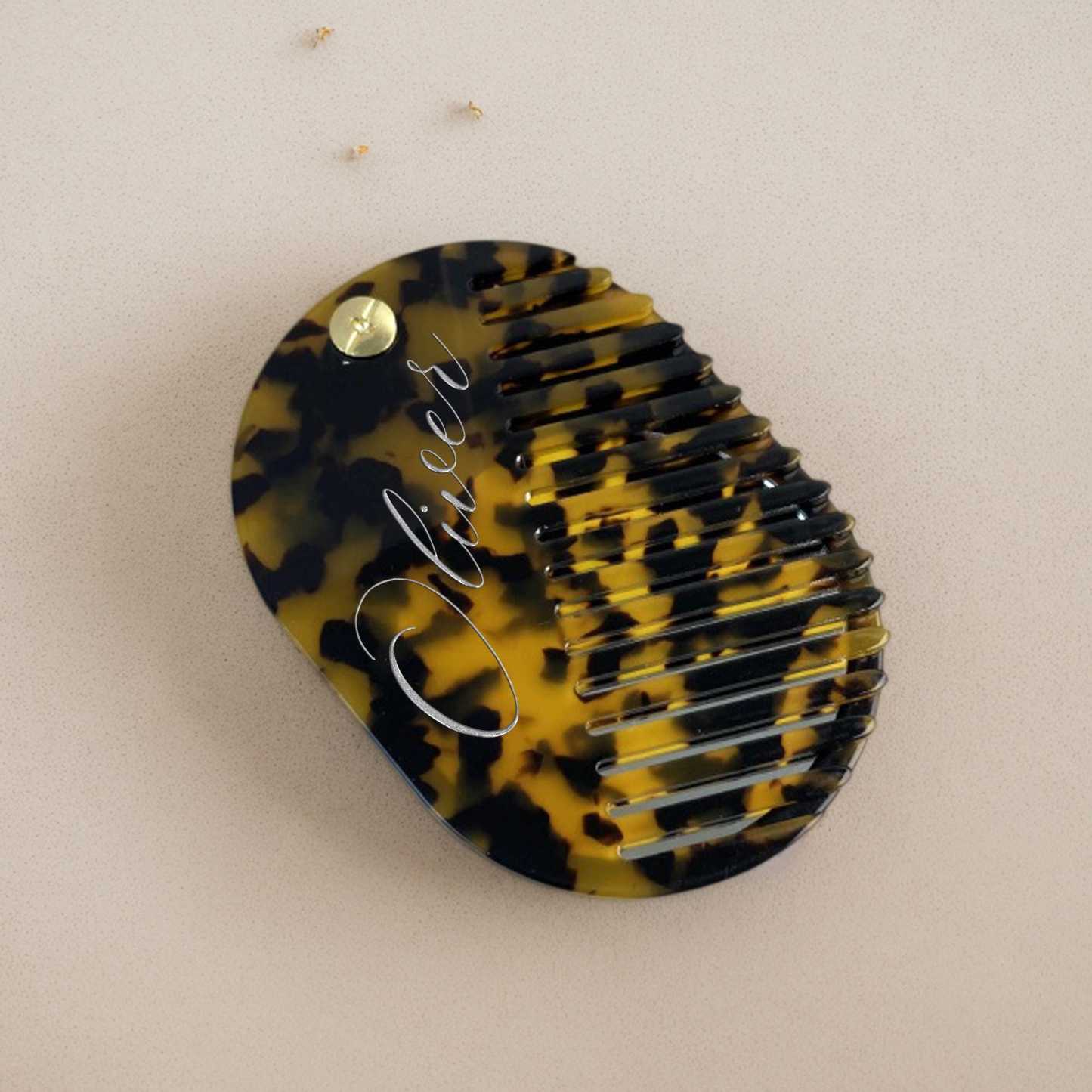 Personalized Name Portable Comb with Mirror | JNSDec194