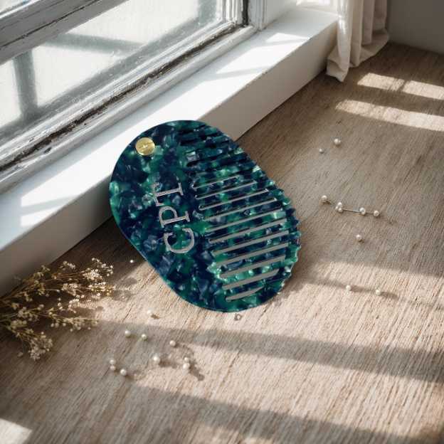 Personalized Name Portable Comb with Mirror | JNSDec194