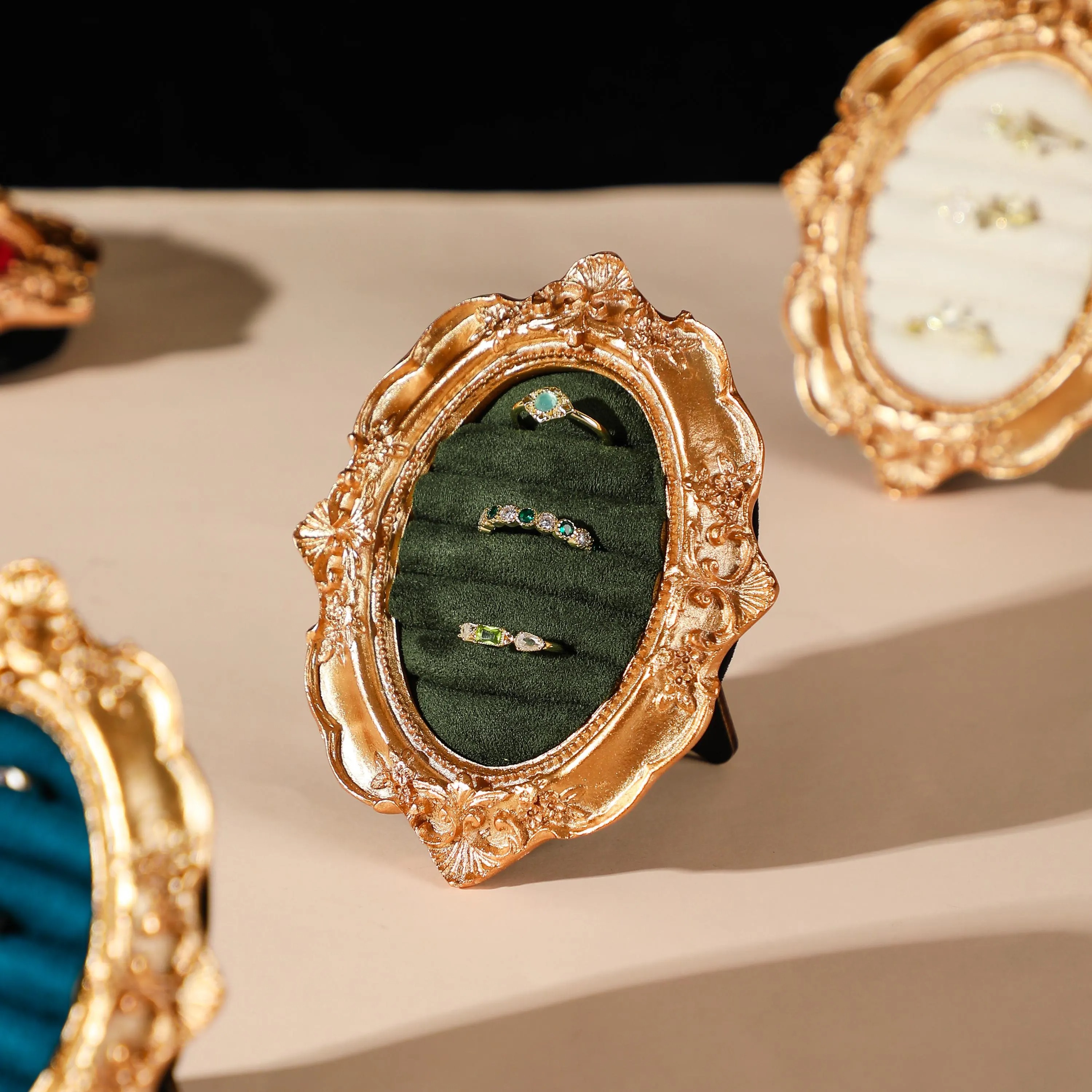 Vintage Ring Holder Jewelry Organizer Display Decor For Unique & Love | JNSDec203