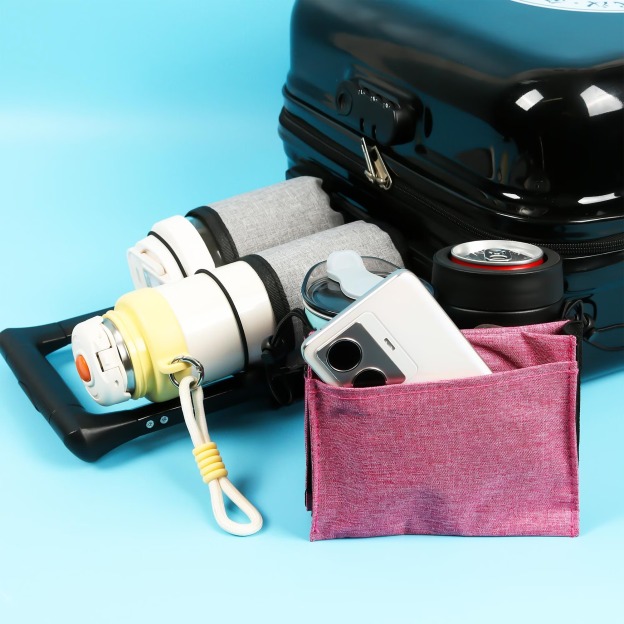 Personalized Suitcase Cup Holder For Travel | JNSBag110