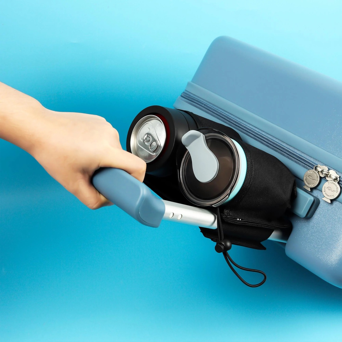 Personalized Suitcase Cup Holder For Travel | JNSBag110