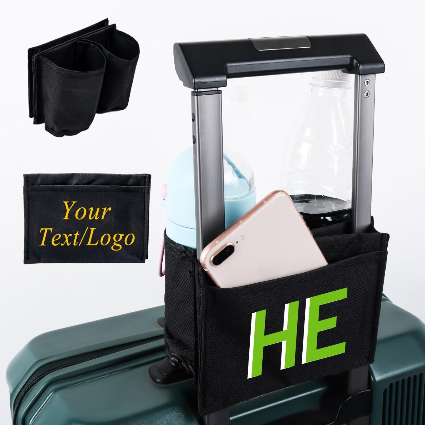 Personalized Suitcase Cup Holder For Travel | JNSBag110