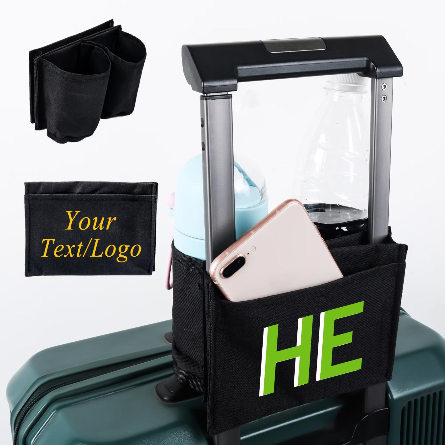 Personalized Suitcase Cup Holder For Travel | JNSBag110