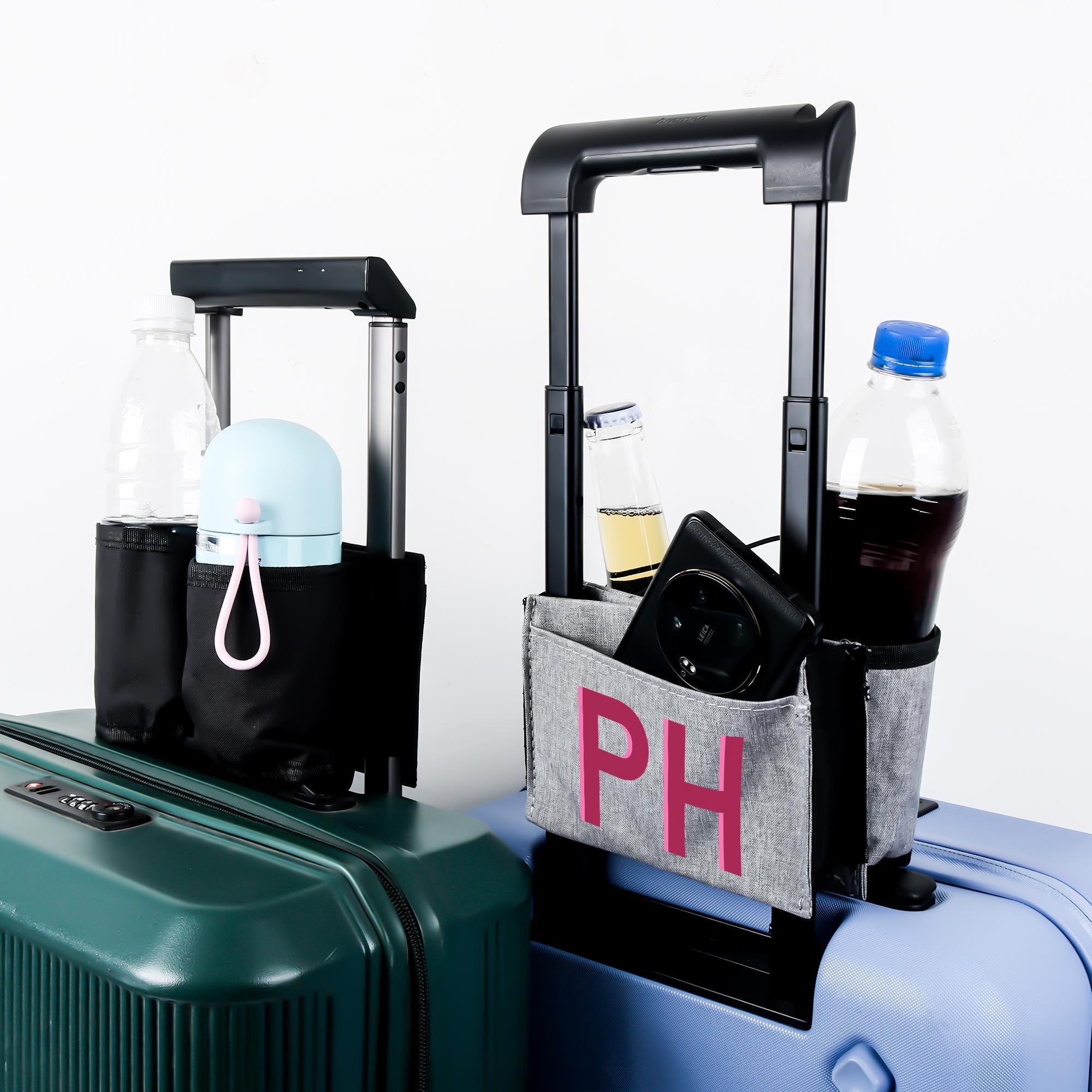 Personalized Suitcase Cup Holder For Travel | JNSBag110