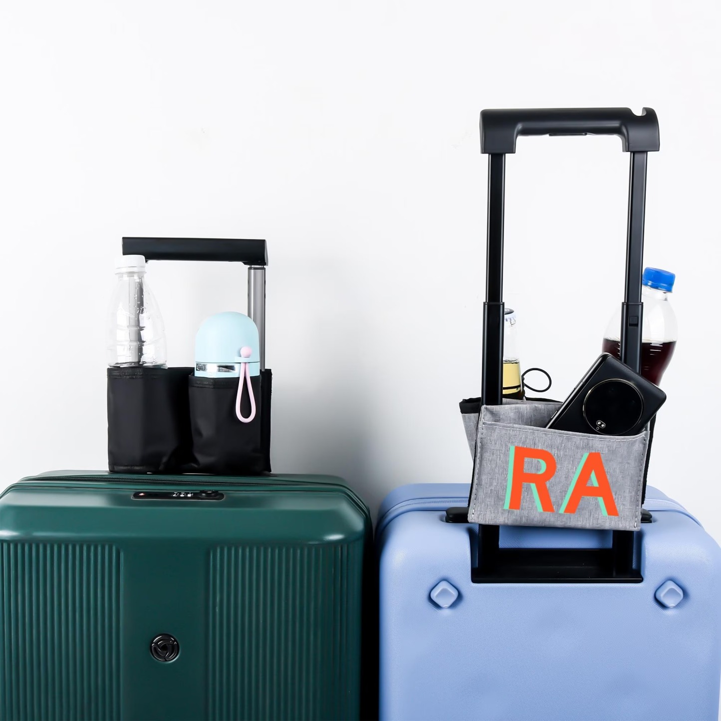 Personalized Suitcase Cup Holder For Travel | JNSBag110