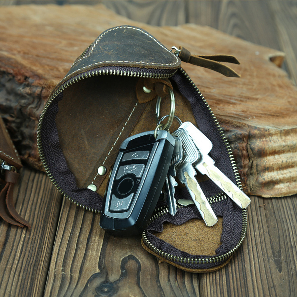 Personalized Monogram Engraving Leather Key Bag for Unique & Love | JNSBag84