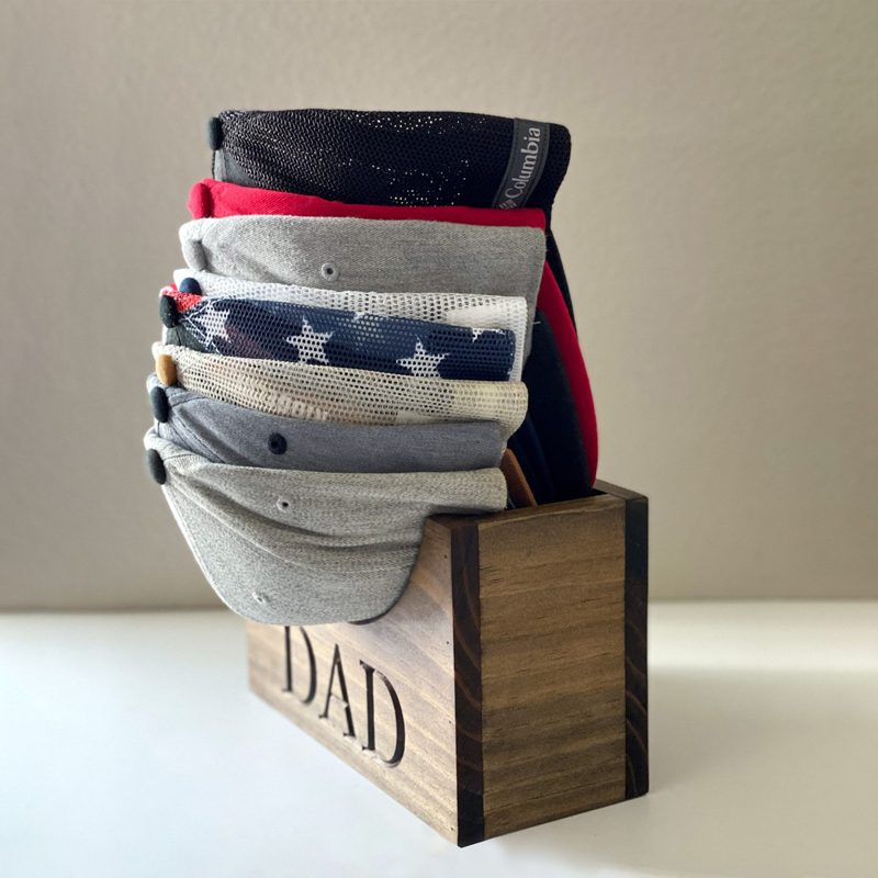 Personalized Wooden Baseball Hat Holder for Unique & Love | JNSDec57