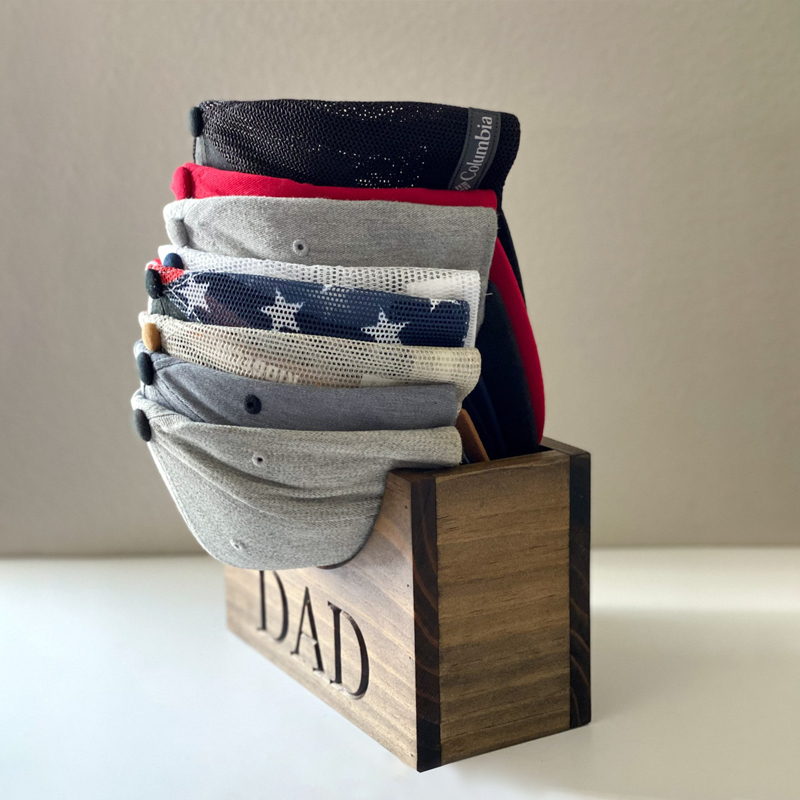 Personalized Wooden Baseball Hat Holder for Unique & Love | JNSDec57