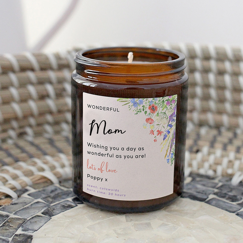 Personalized Mother's Day Candle for Unique & Love | JNSDec56