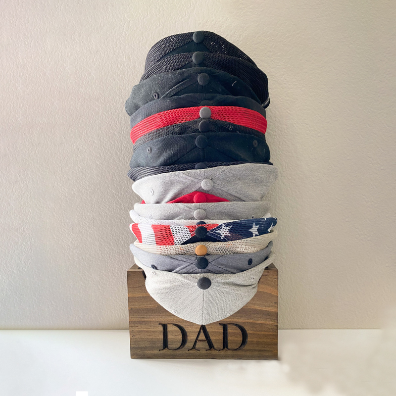 Personalized Wooden Baseball Hat Holder for Unique & Love | JNSDec57