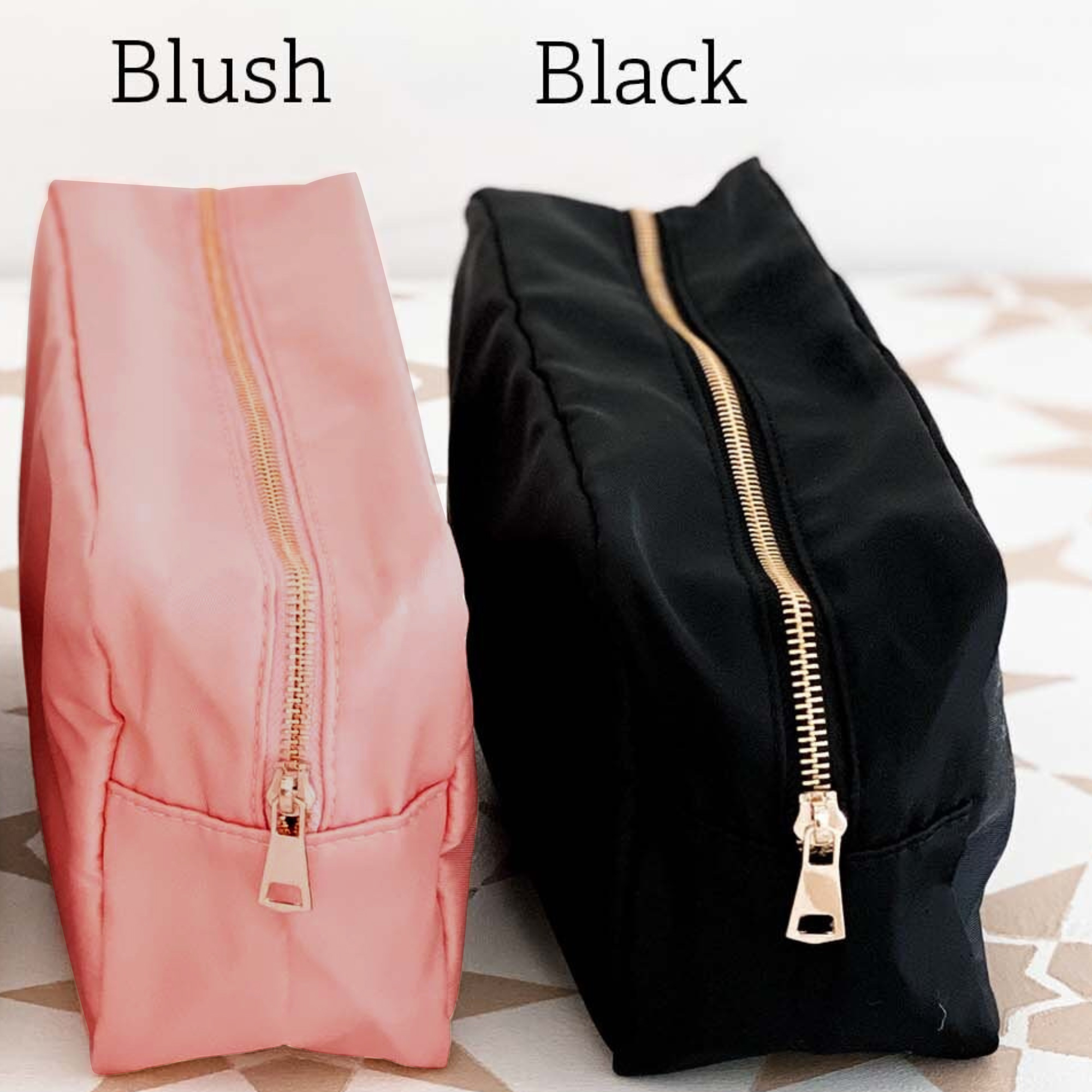 Personalized Varsity Letter Makeup Bag