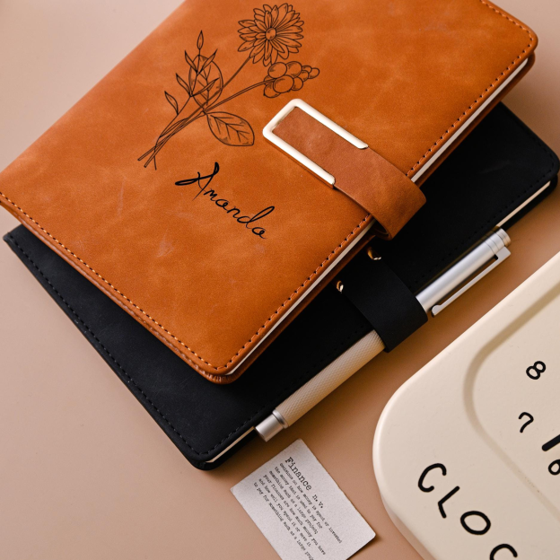 Personalized Name Leather Journal Notebook for Unique & Love | JNSDec145
