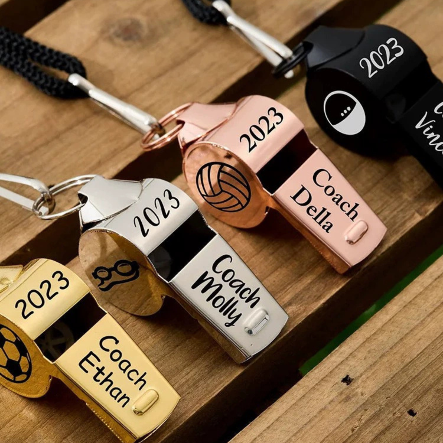 Personalized Engraved Sports Whistle for Coach & Teacher gift  | JNSTool16