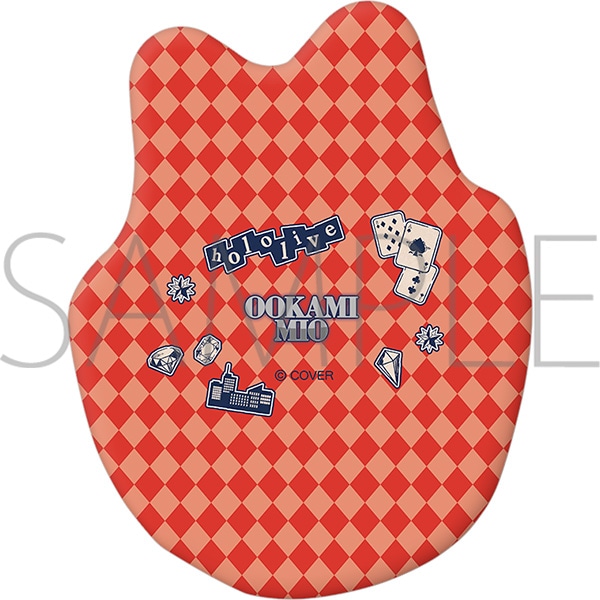 [Pre-order] hololive - Detective and Phantom Thief, Mystery Hidden in the Museum - Die-cut cushion Ookami Mio